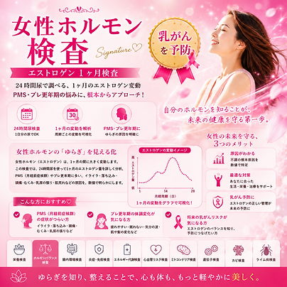 女性ホルモン検査28日