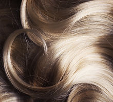 blonde hair