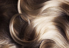 blonde hair