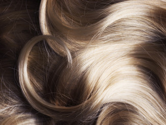 blonde hair