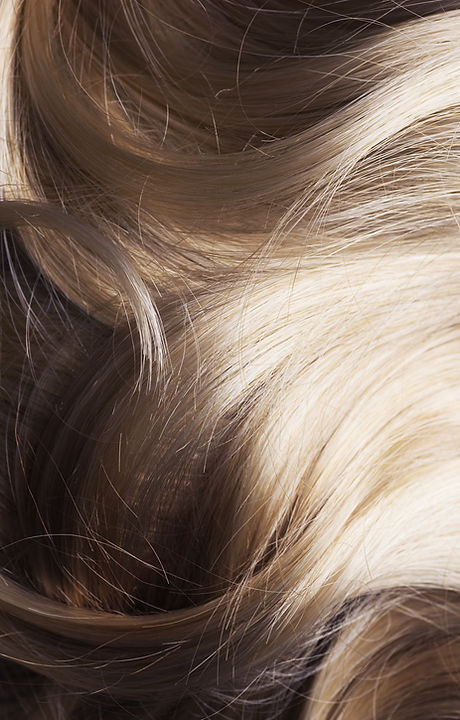 blonde hair