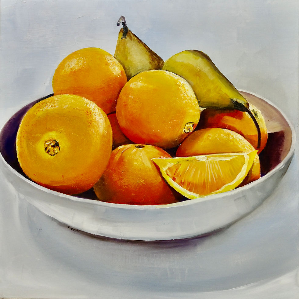 Oranges & two Pears