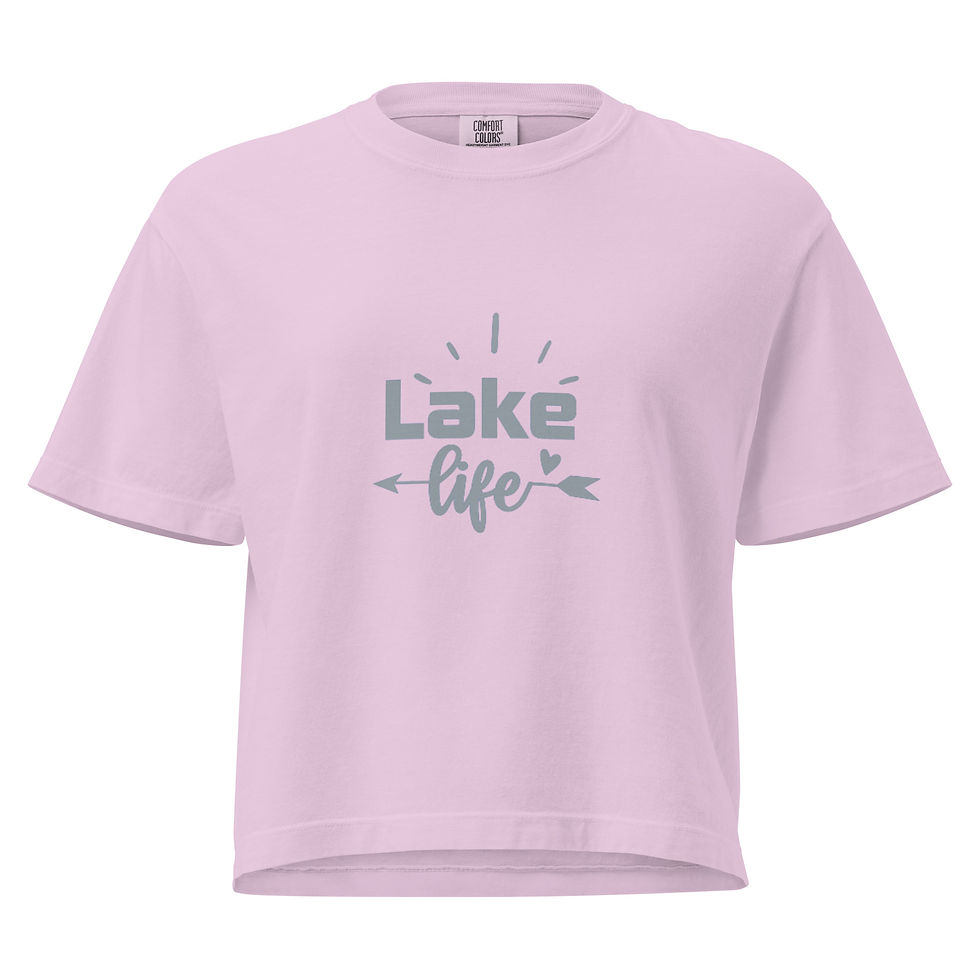 Lake Life boxy tee