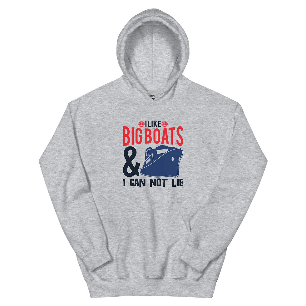 Thumbnail: I Like Big Boats Men's Hoodie