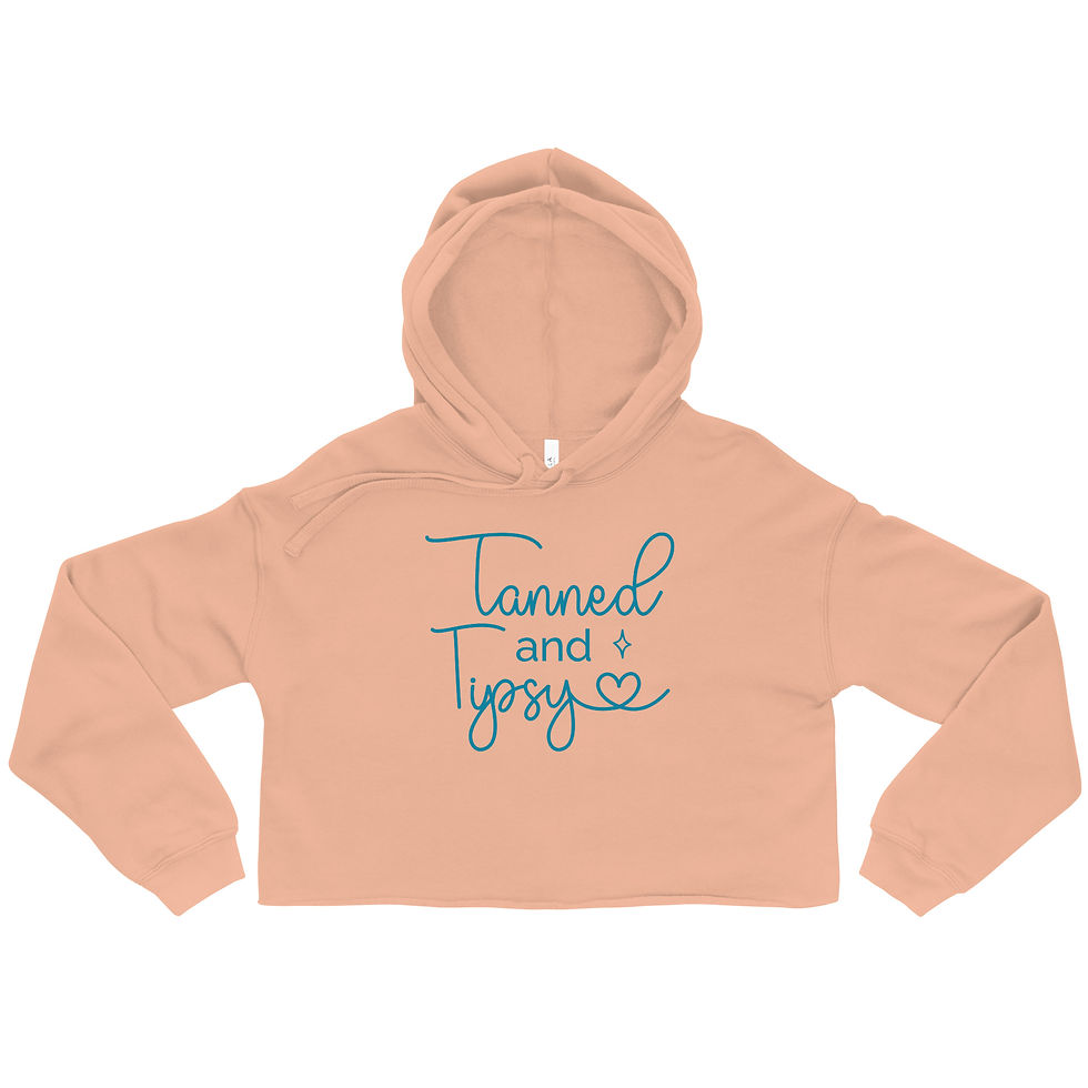 Thumbnail: Tanned & Tipsy Cropped Hoodie