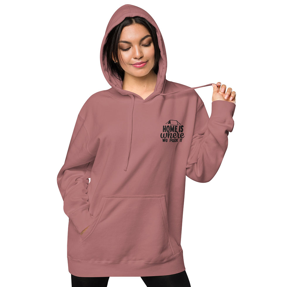 Thumbnail:  Home is Where We Park It Embroidered Hoodie