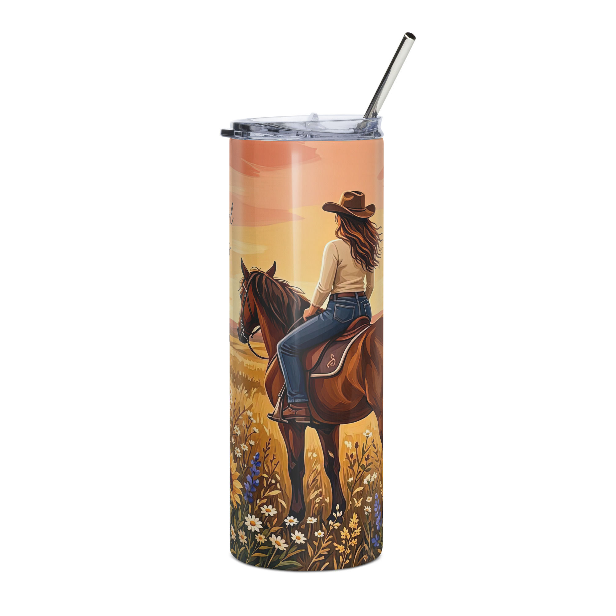 Cowgirl Stainless Steel Tumbler