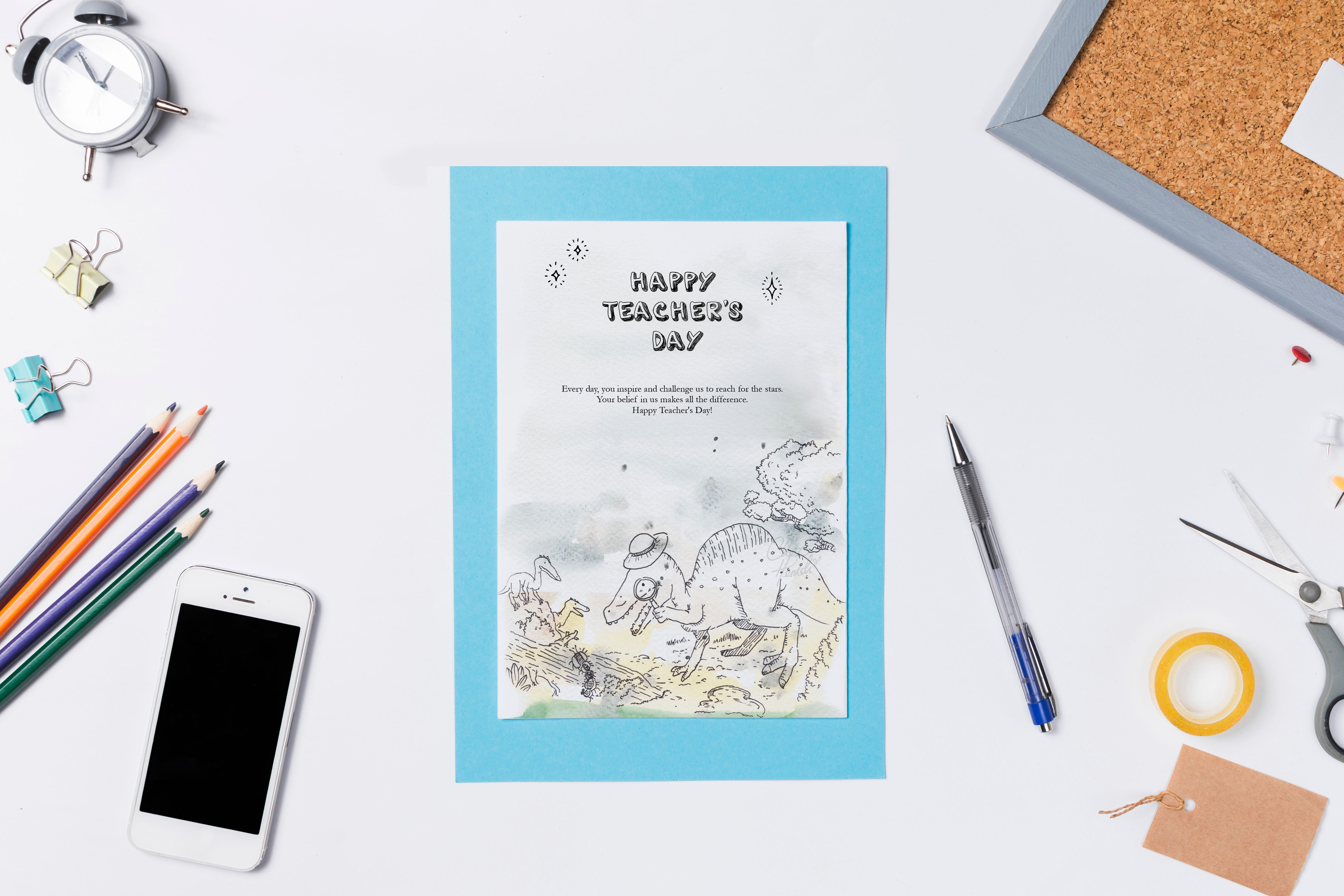 Teacher's Day Postcard