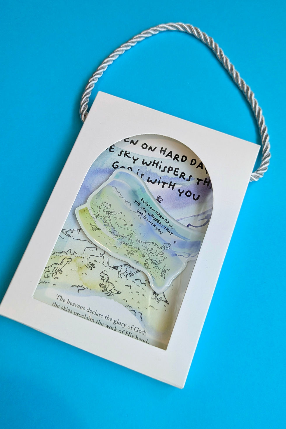 Thumbnail: The Sky Whispers God is With You Dino Magnet