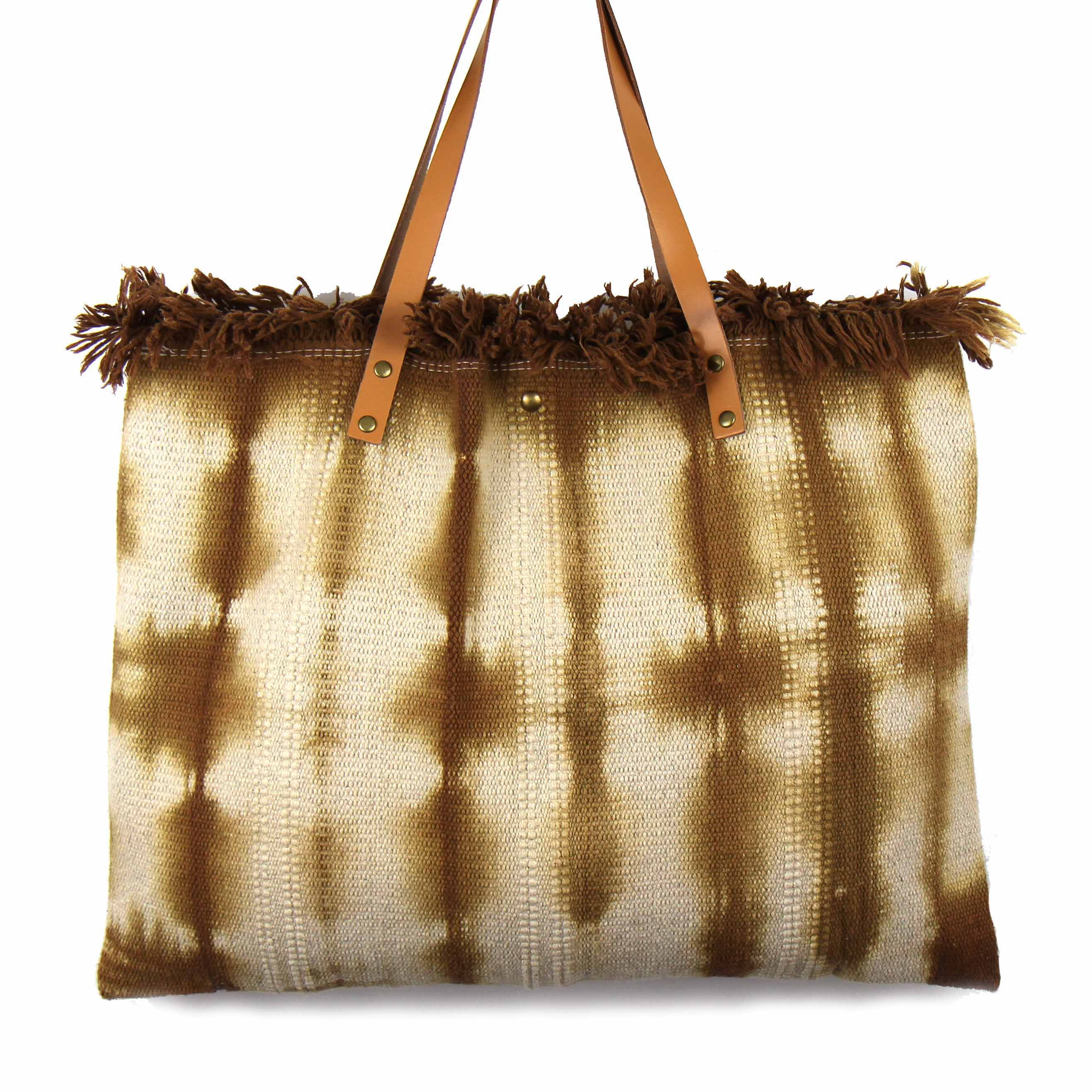 Tie &amp; Dye Cappuccino Tote