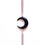 Miniatura: Pulsera MOON de Plata x Negra