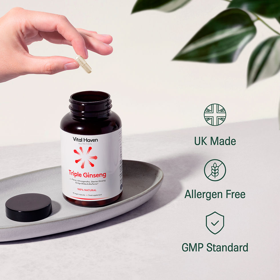 Thumbnail: 100% Natural - Combo Ginseng Formula - Panax, Siberian & Indian Ginseng