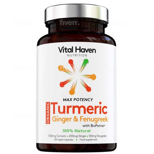 100 Natural Triple Organic Action Turmeric, Ginger & Fenugreek