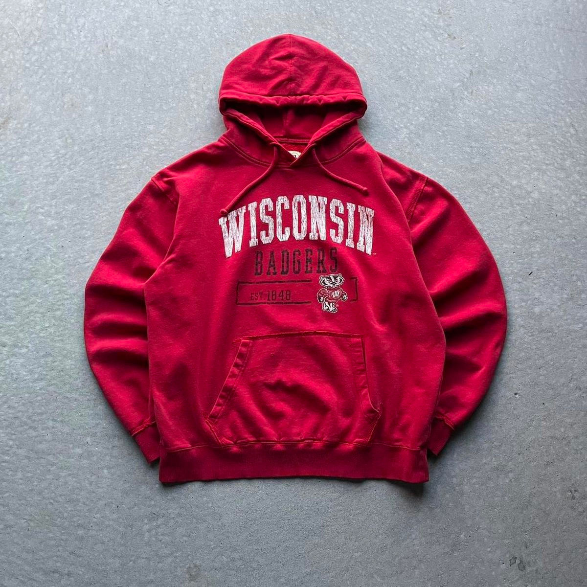 Vintage  Wisconsin Badgers Hoodie Size M