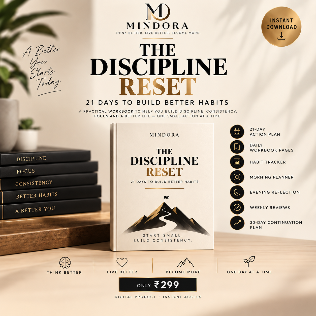 THE DISCIPLINE RESET — 21 Days to Build Better Habits