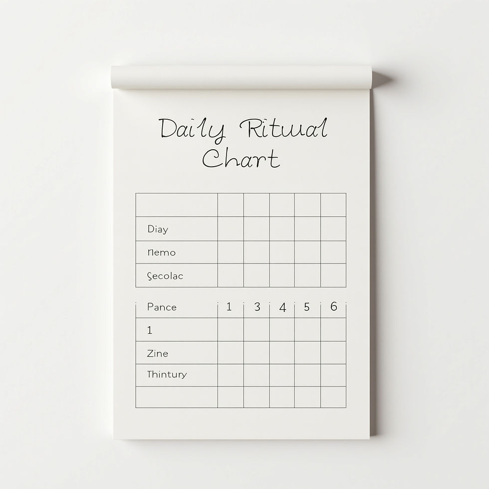 Daily Ritual Chart