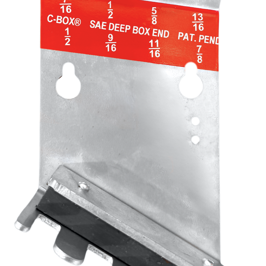 SAE Deep Boxed End Wrench Holder - (3/8:7/16 in. to 3/4:7/8 in.) without Tools