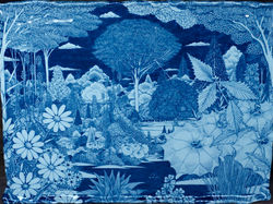 「甦る森林」陶板