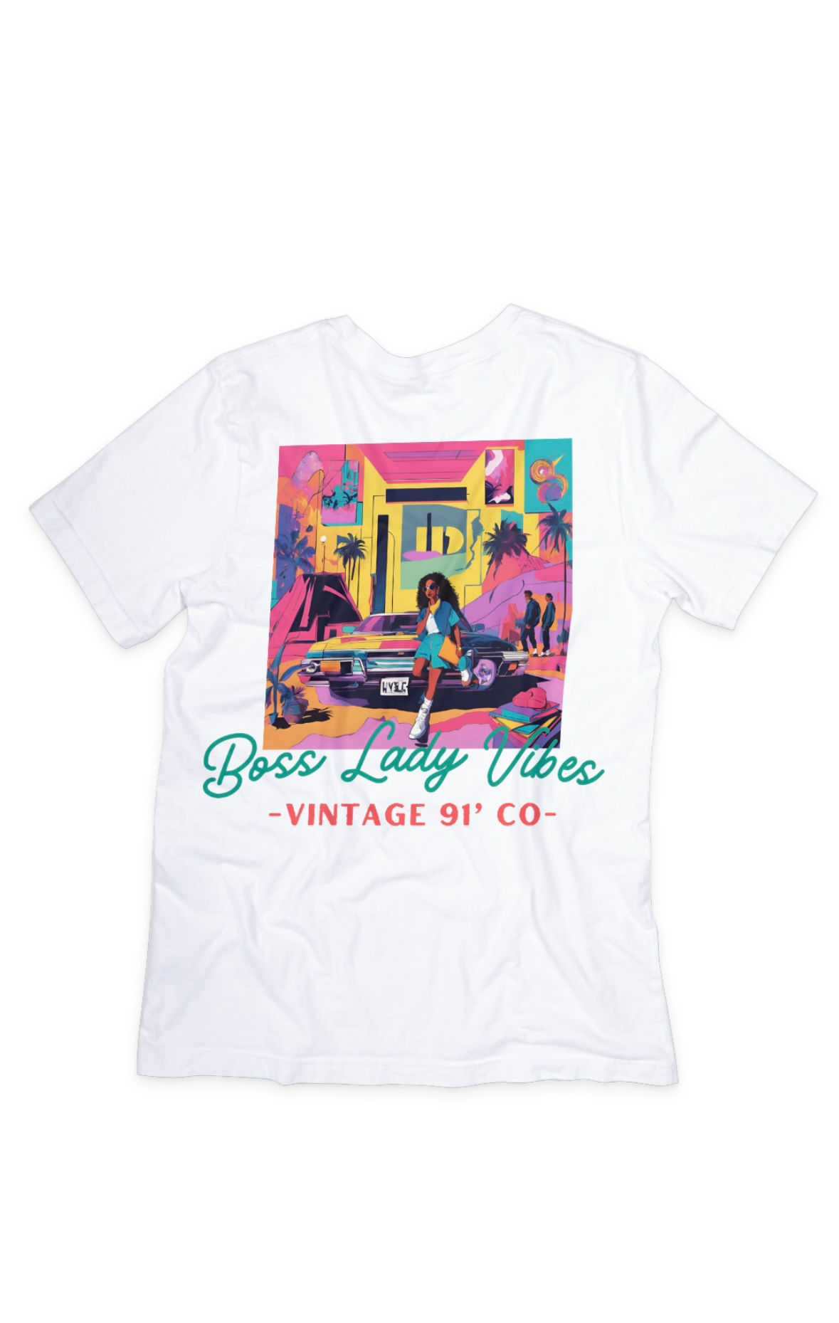 Vintage 91’ Co Boss Lady Vibes Tee