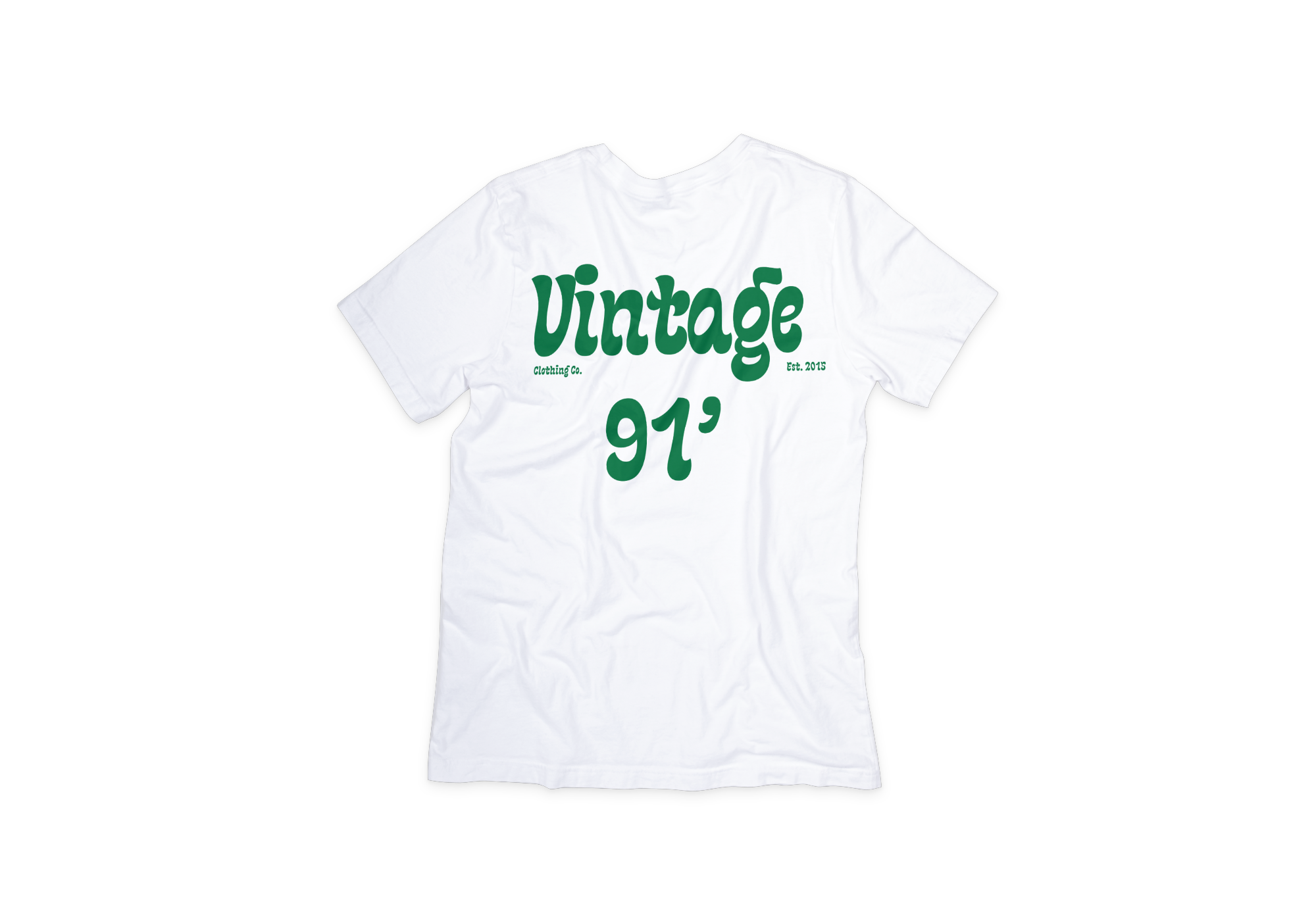 Vintage 91’ Clothing Co. Italian Script Logo Tee
