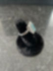 Thumbnail: Bague En Or Blanc, Beryl Et Brillants
