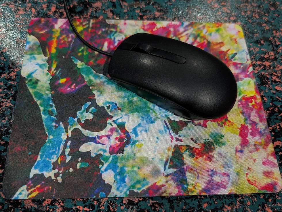 Thumbnail: Abstract Mousepad | Classic Size | (Oaken Echoes [Holiday] #3)