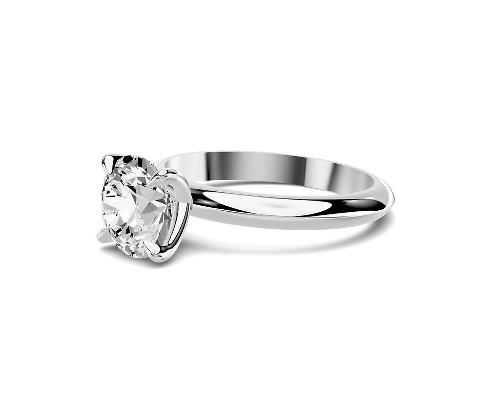 Thumbnail: Donatellii™ "Fenditura" Solitaire Diamond Ring