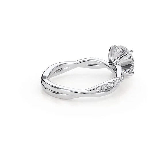 Thumbnail: Donatellii™ "Tessitura" Diamond Ring