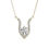 Thumbnail: 1.00 CTW Donatellii™ "Gallone Sognante" Diamond Necklace in 18K Solid Gold