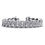 Thumbnail: 5.92 CTW Donatellii™ "Immacolato" Men's Diamond Bracelet in Platinum