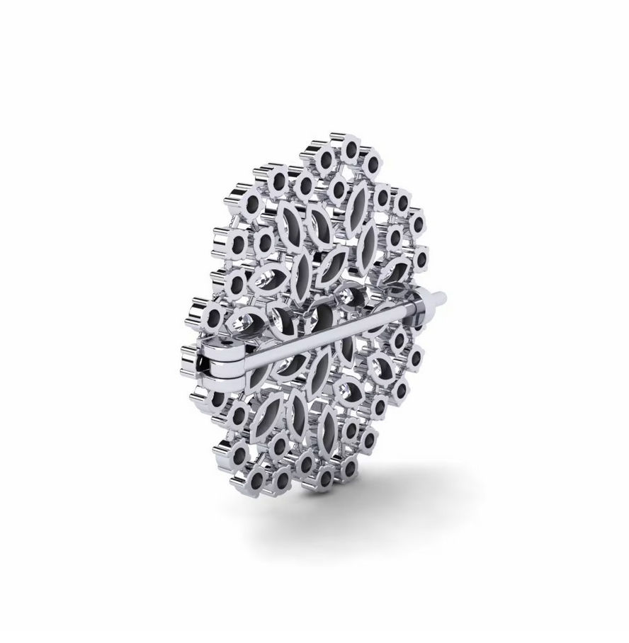 Thumbnail: Donatellii™ "Regina Lusso" Exotic Diamond Brooch