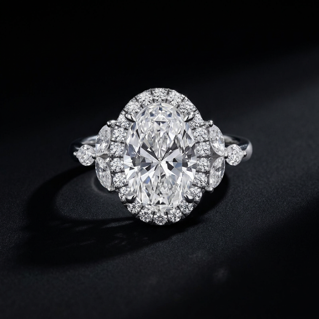 Triluce Diamond Ring