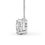 Thumbnail: 1.00 CTW Donatellii™ “Luce Solitaria" Diamond Necklace in Platinum