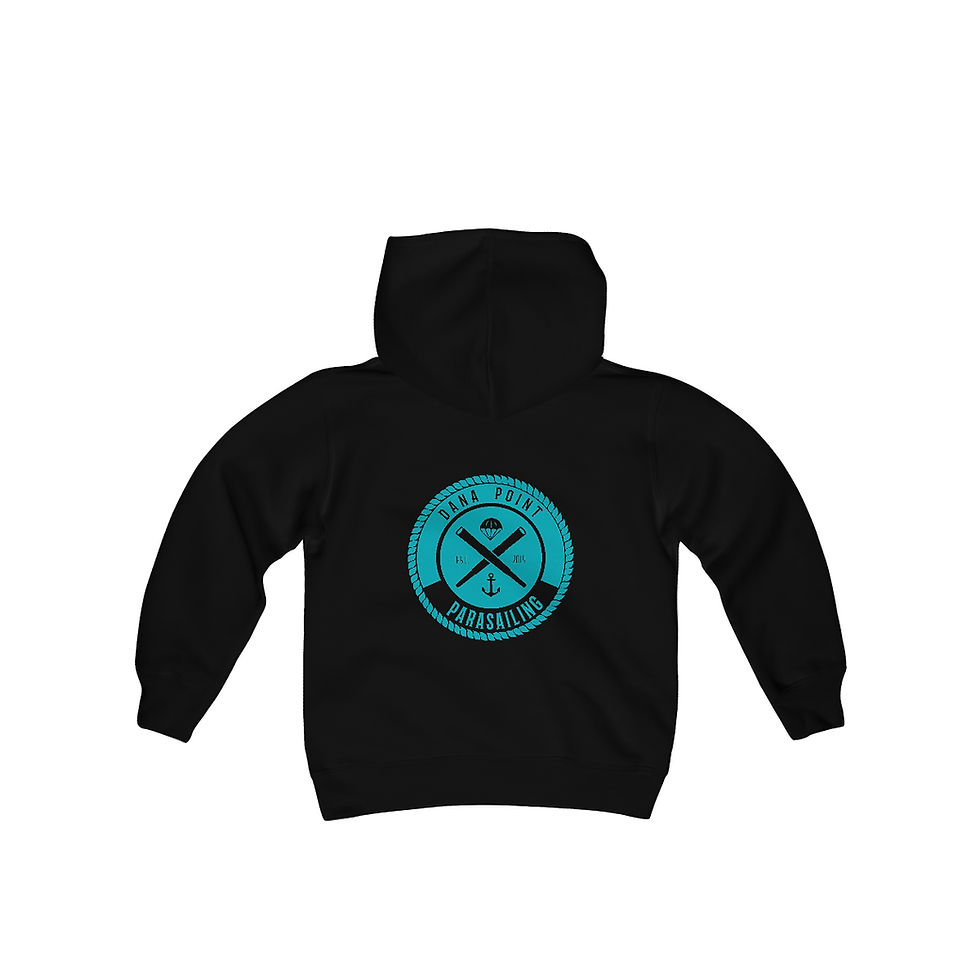 Thumbnail: Teal Logo Kids Hooded Sweatshirt