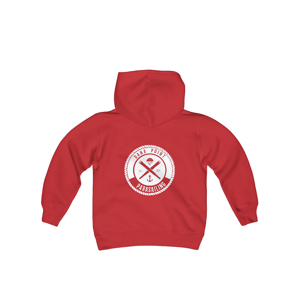 Thumbnail: White Logo Kids Hooded Sweatshirt