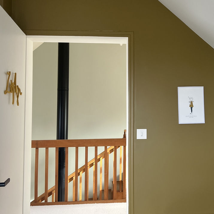 Rénovation maison Nantes extension décoration décorer décoratrice d'intérieur agencer designer d'intérieur meuble sur mesure rangement sur mesure bibliothèque sur mesure