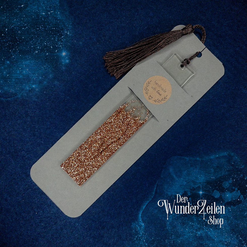 Miniaturbild: Glitzerlesezeichen aus Acryl - 11 verschiedene Farben
