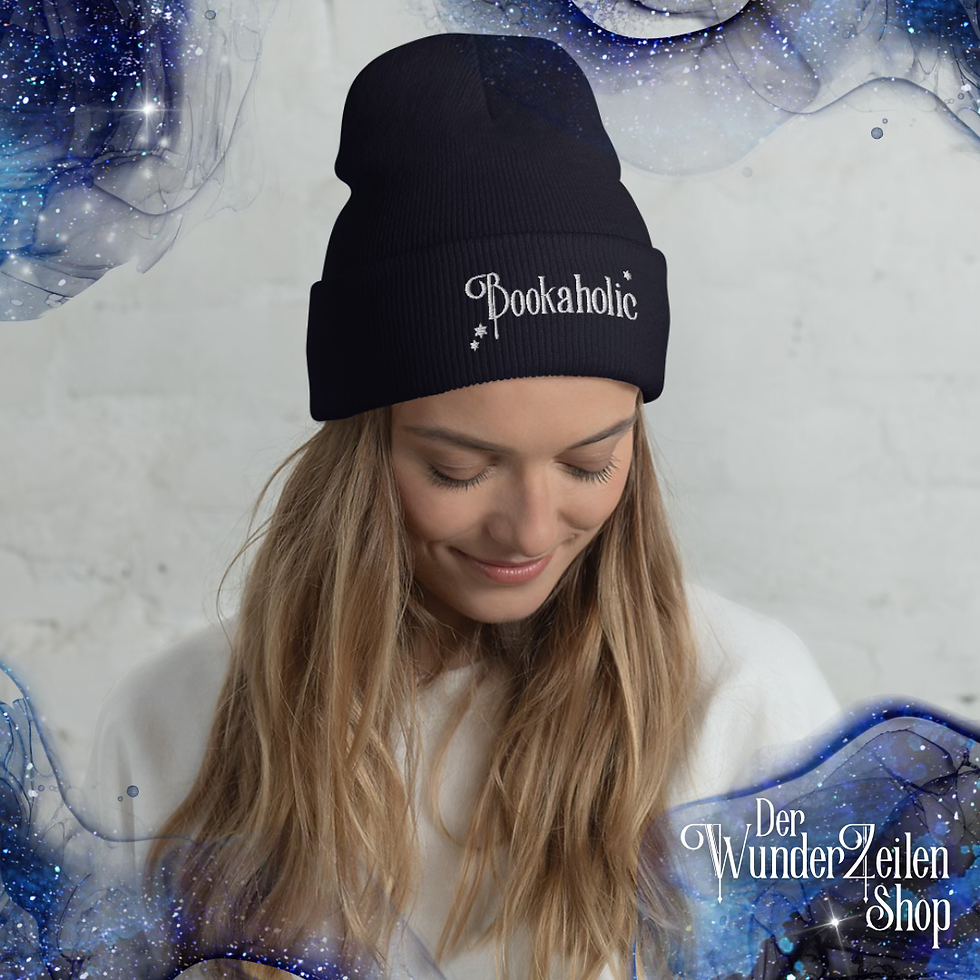 Miniaturbild: Bookaholic Beanie Mütze für kalte Wintertage