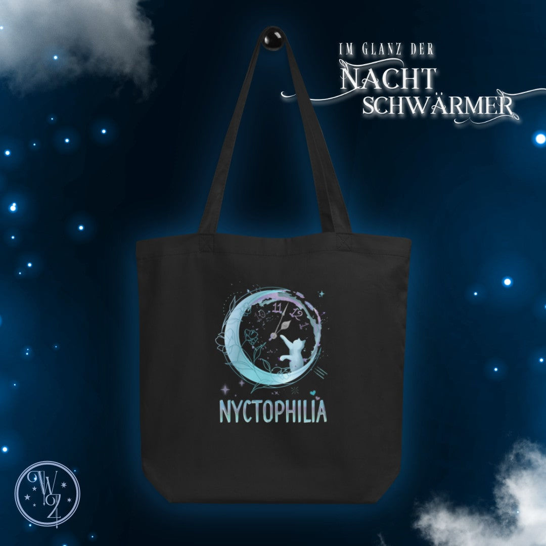 Nyctophilia - Bio Baumwollbeutel (Im Glanz der Nachtschwärmer)
