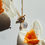 Miniaturbild: goldene Kette mit Vergissmeinnicht Blüten und Süßwasserperle