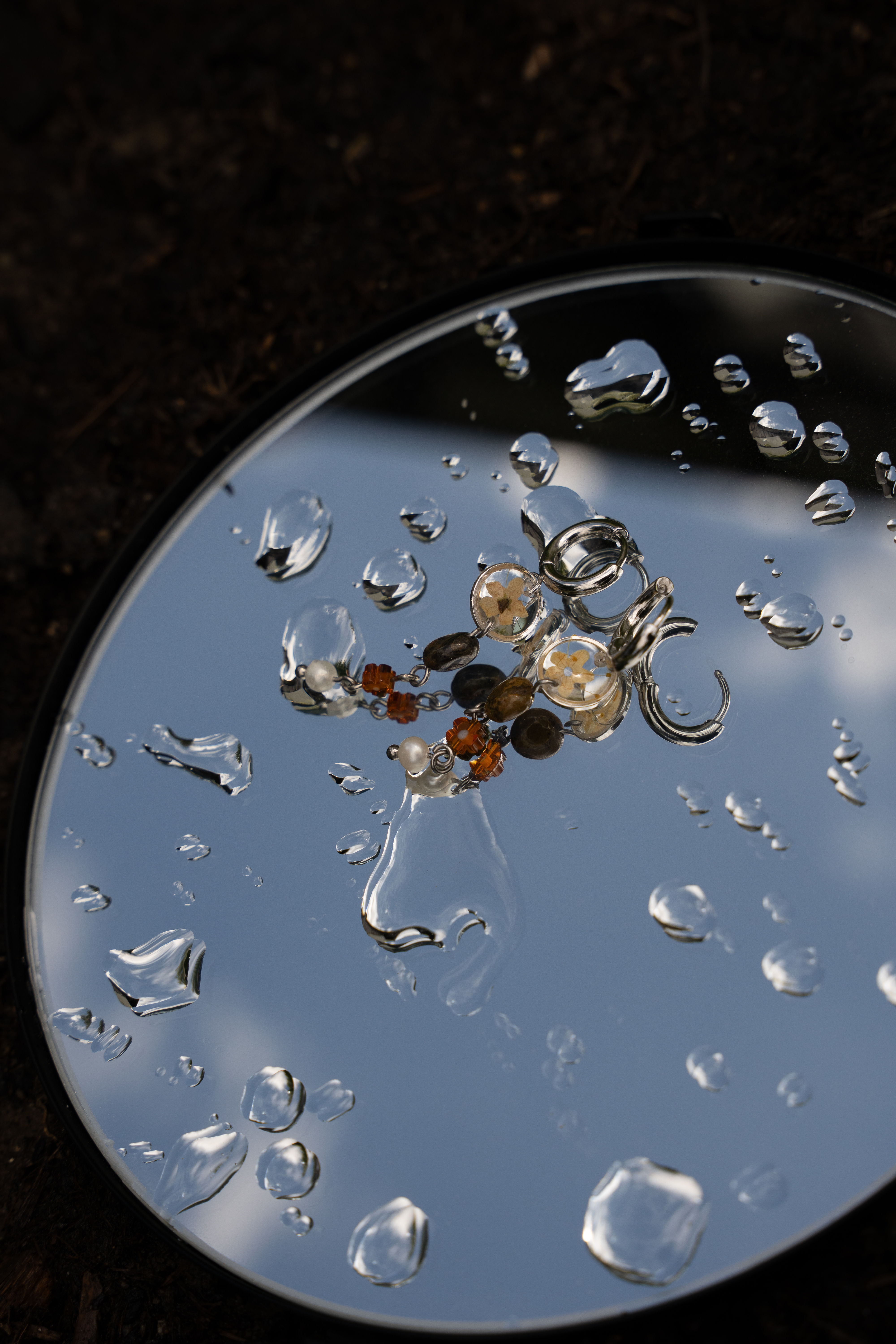 Earth Blumen Ohrringe