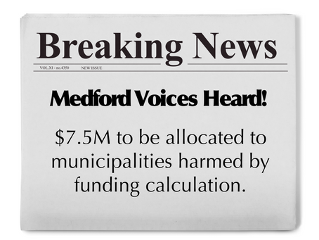 Jenny's Update on Medford Schools Funding Gap