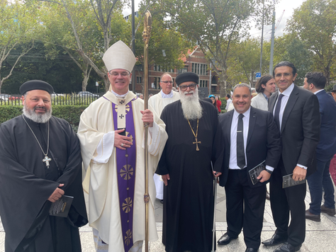 Diocese Representation at the Solemn Pontifical Mass for the Repose of Pope Francis