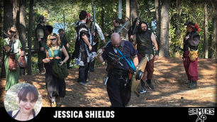 An image of adventurers leaving a battlefield