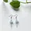 Thumbnail: Flower Dewdrop Earrings