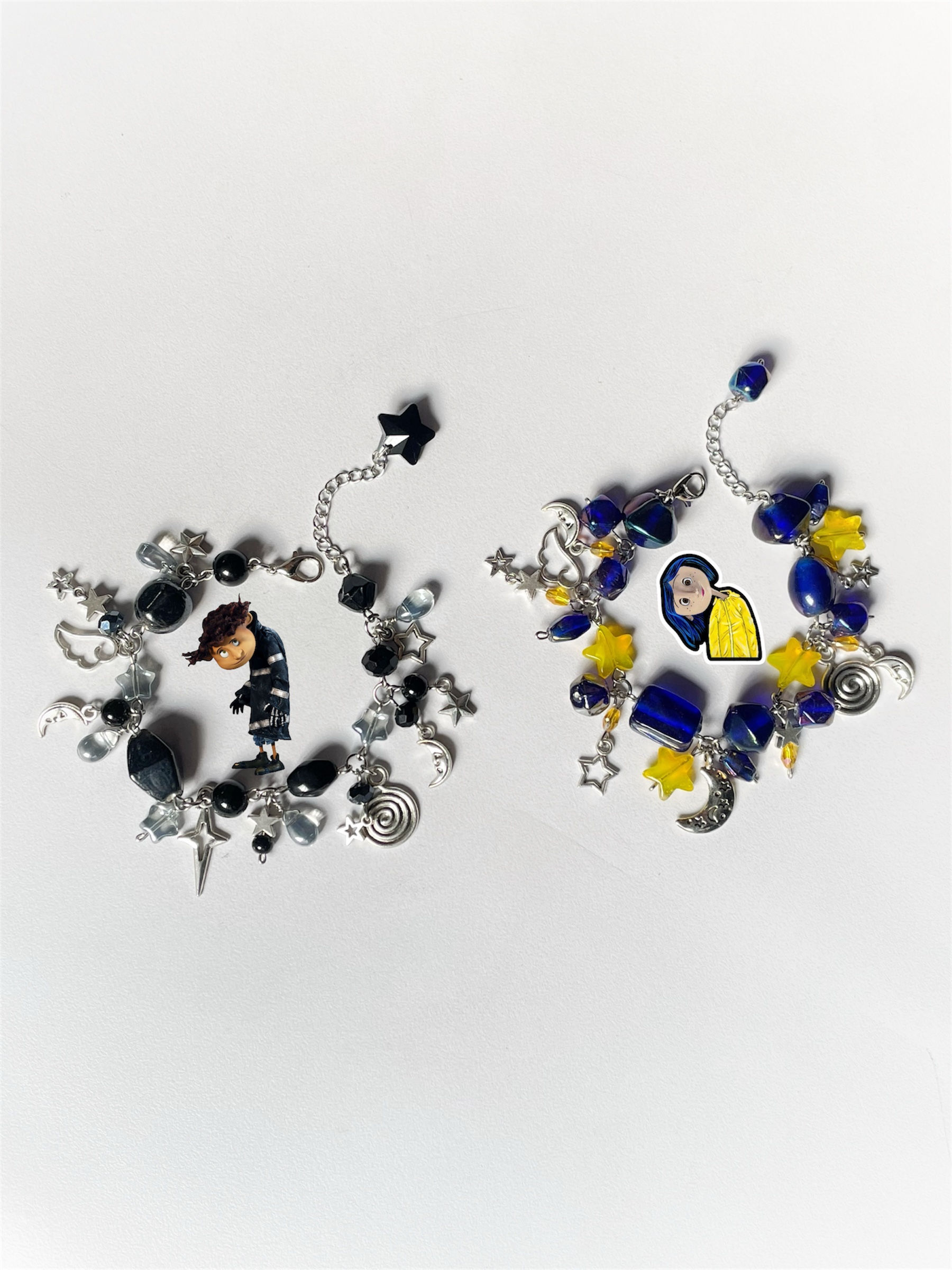 Coraline and Wybie Bracelets