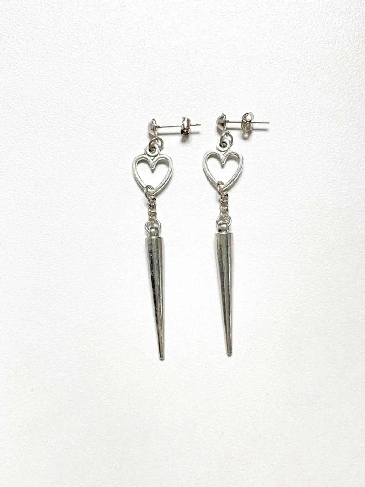Heart Spike Earrings