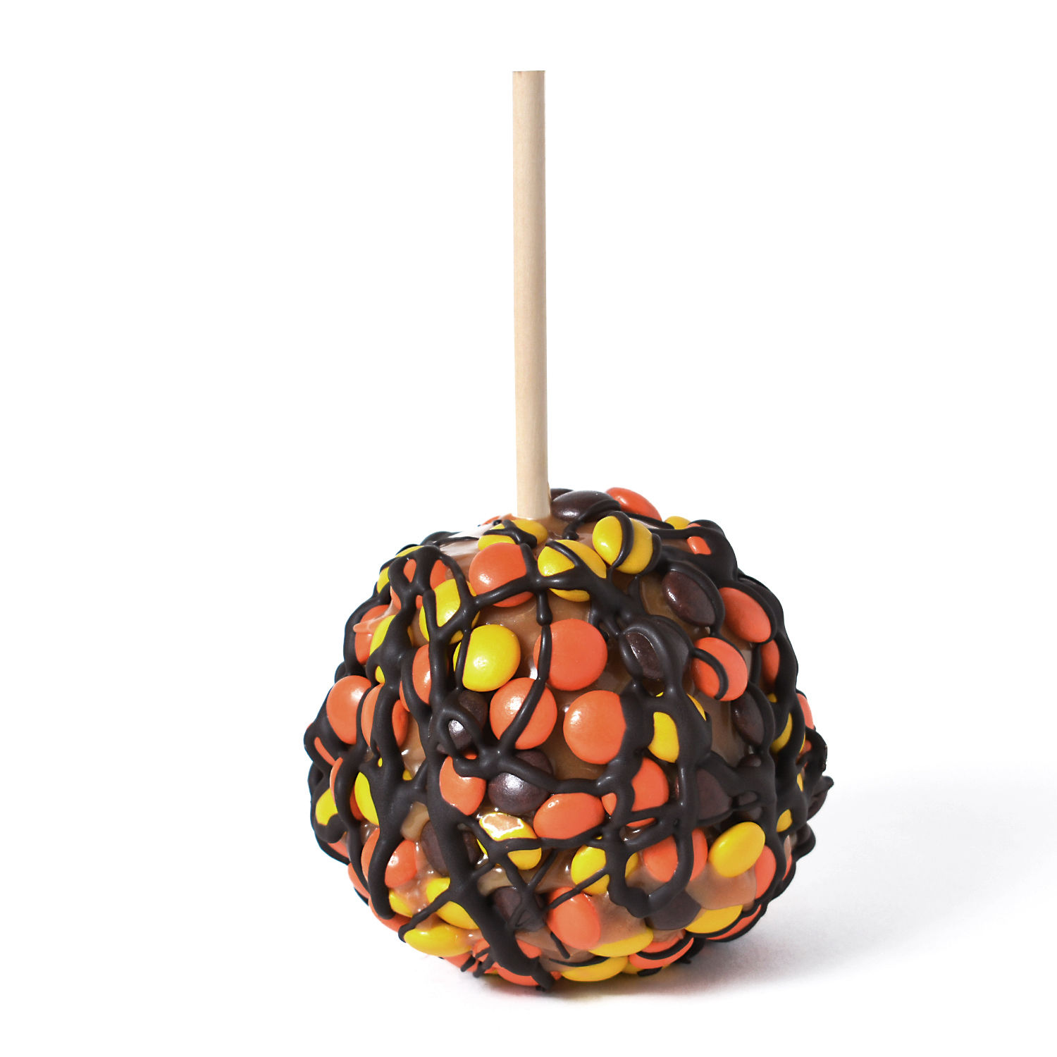 One Dozen Reese's Pieces Caramel Candy Apples