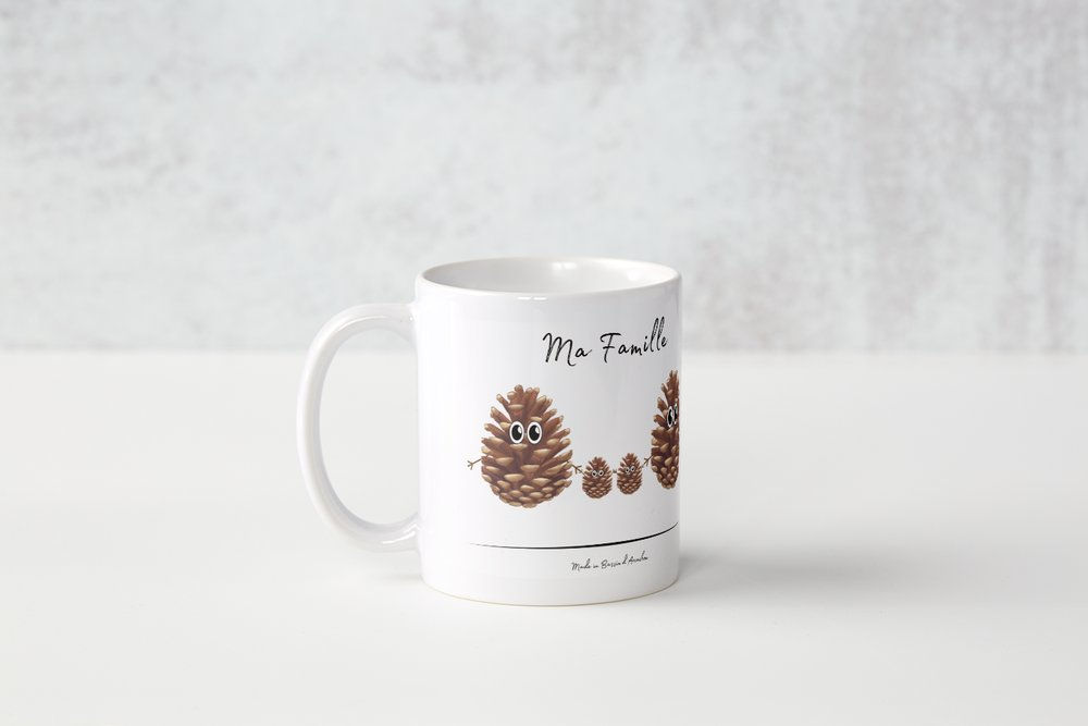 Ma Famille MUG : Deux Adultes, Deux Enfants