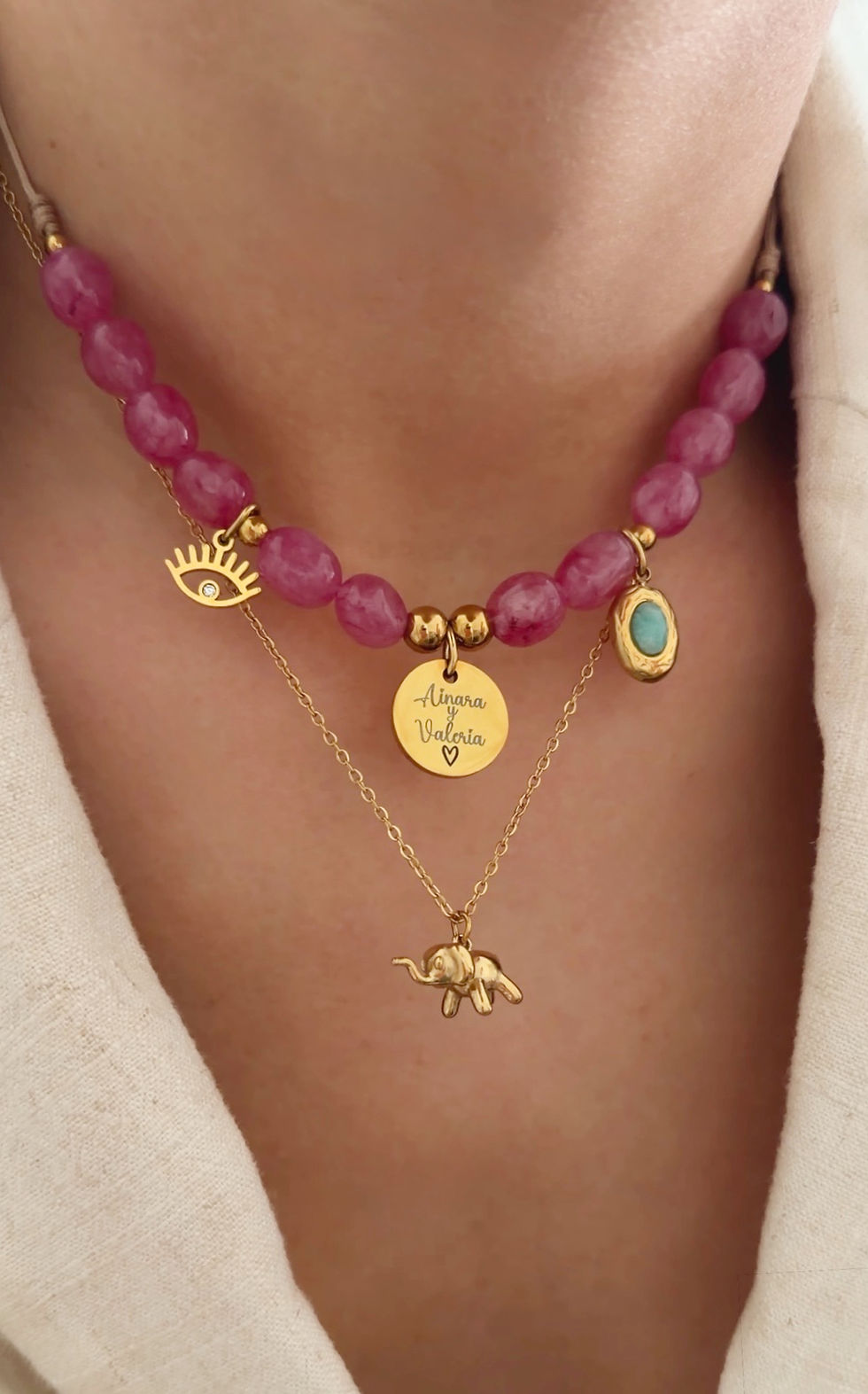 Miniatura: TERRA Collar Piedras
